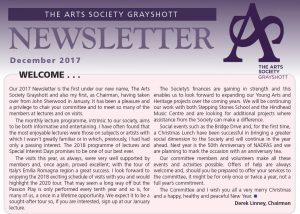 December 2017 Newsletter